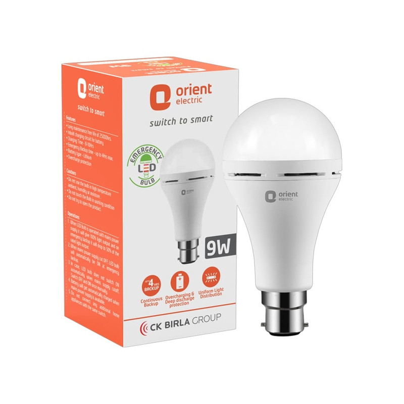 Blinkit : Orient Electric Rechargeable 9W Inverter Bulb