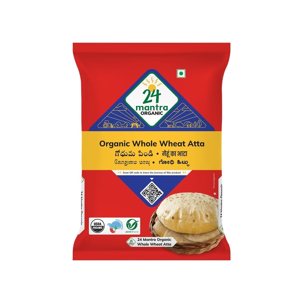 24 Mantra Organic Whole Wheat Atta