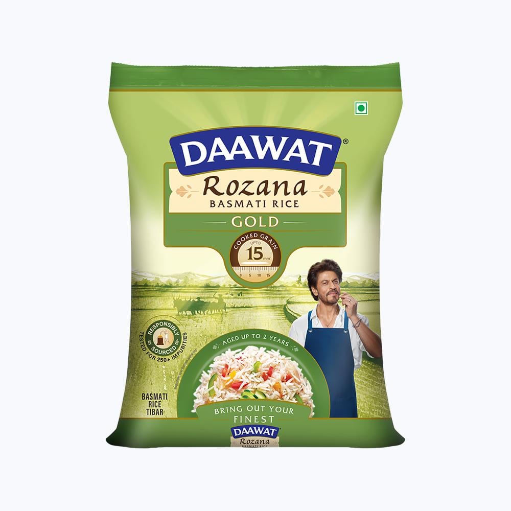 Rozana Gold Basmati Rice Tibar (Medium Grain) (Basmati Akki)
