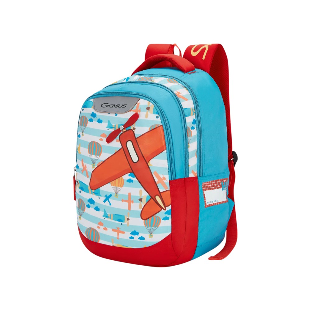 Genius By Safari Takeoff Polyester Kids Backpack (Sky Blue) Price - Buy ...
