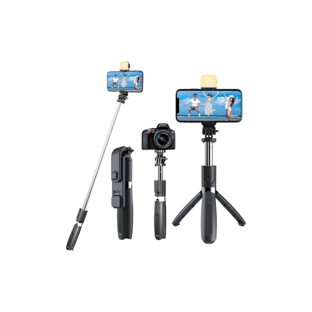 NAFA Flash Light Selfie Stick with Tripod Stand, 10 Sheets