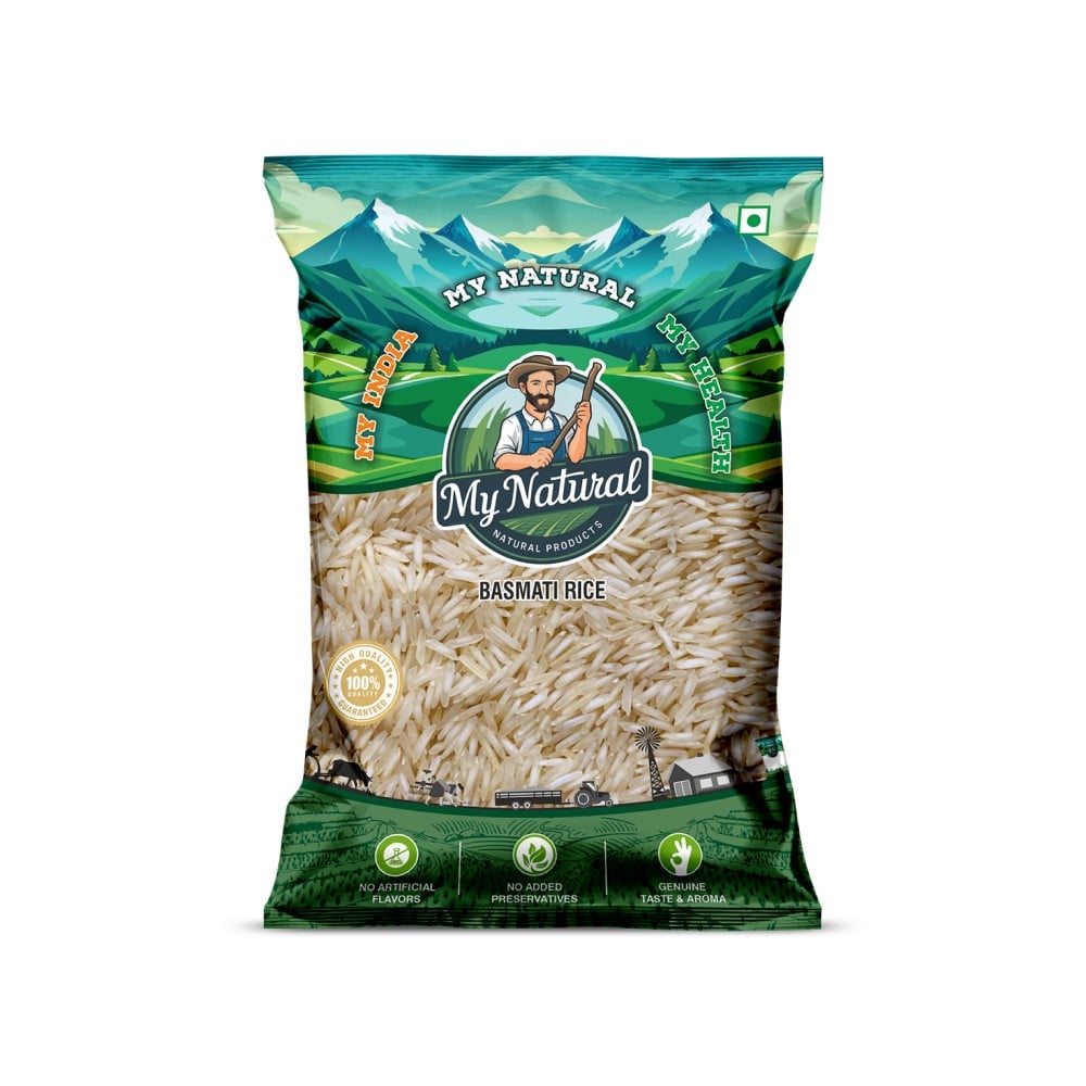Natural Basmati Rice My Natural Basmati Rice (Long Grain) Price - Buy Online at Best Price ...