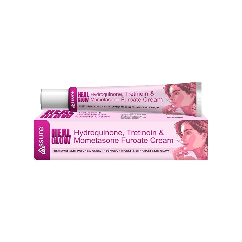 Assure Heal Glow Hydroquinone, Tretinoin & Mometasone Furoate Face ...
