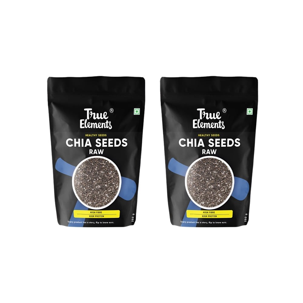 True Elements Premium Chia Seeds - Pack of 2 Price - Buy Online at ₹387 ...