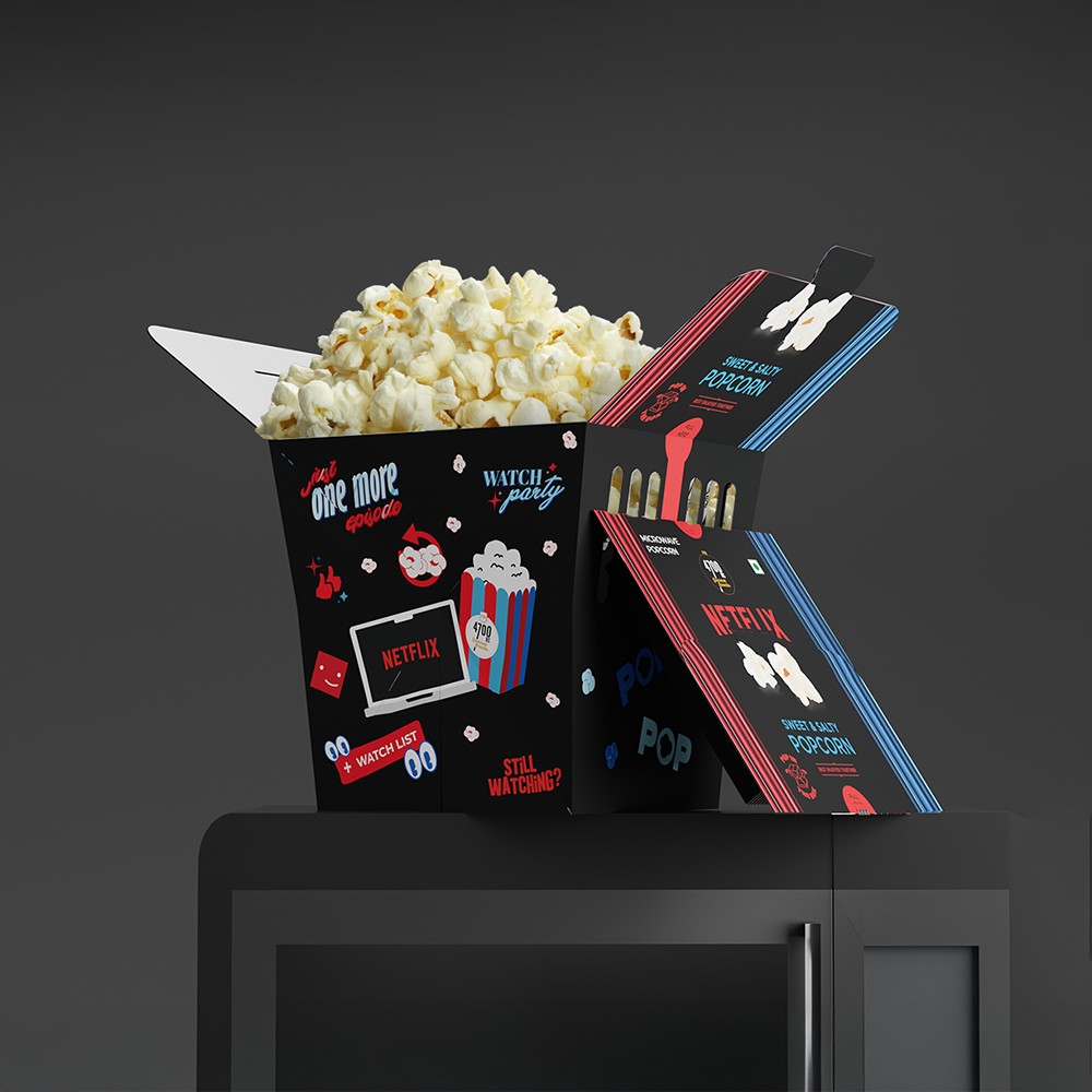 Xfinity Popcorn Box 4700BC x Netflix Popbox - Sweet & Salted Popcorn Price - Buy Online at ...