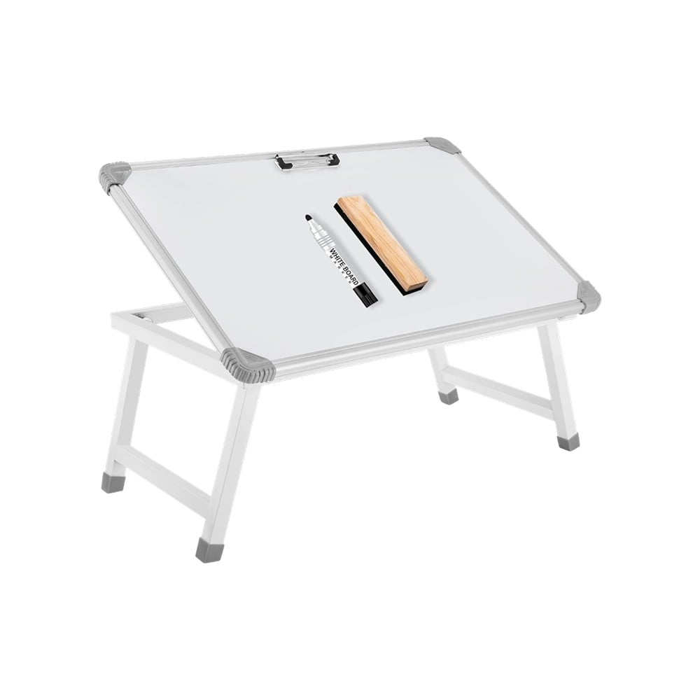 Eduway White Board Laptop Table with Duster & Marker (White) Price ...