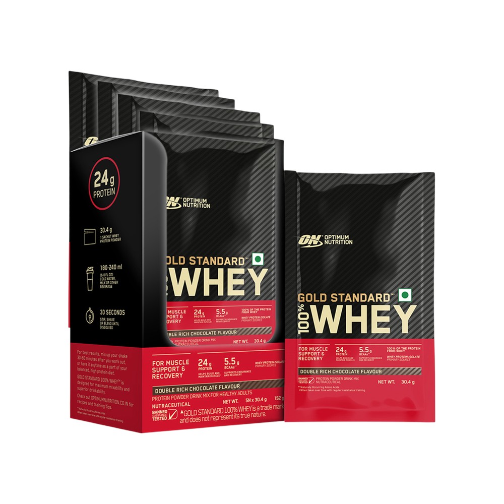 Optimum Nutrition (ON) Gold Standard 100% Whey Protein Double Rich ...