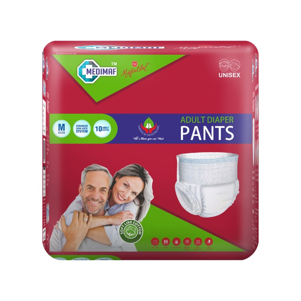 MEDIMAF by Mafatlal Pant Style Adult Diaper -M Price - Buy Online at ...