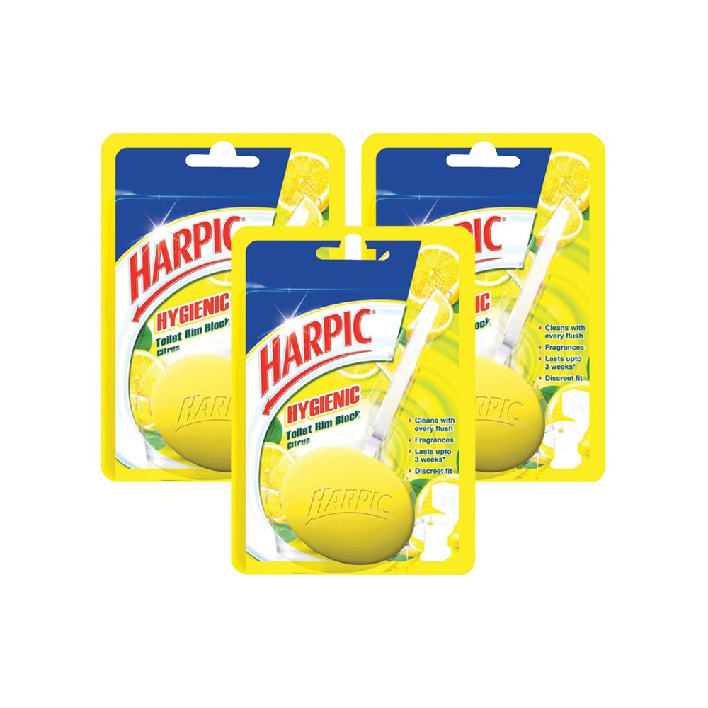 Harpic Hygienic Toilet Cleaner Block (Citrus) - Pack of 3 Price - Buy ...
