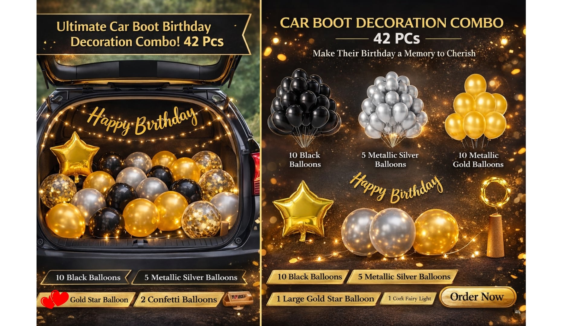 Car Boot Birthday Decoration Kit by Zip Zoop Price - Buy Online at Best ...