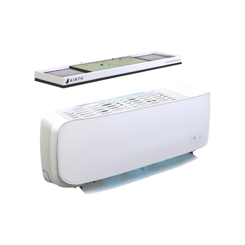 Ac Purifier Airth AC Air Purifier (For AC Coated HEPA AC Filter) (White) Price ...