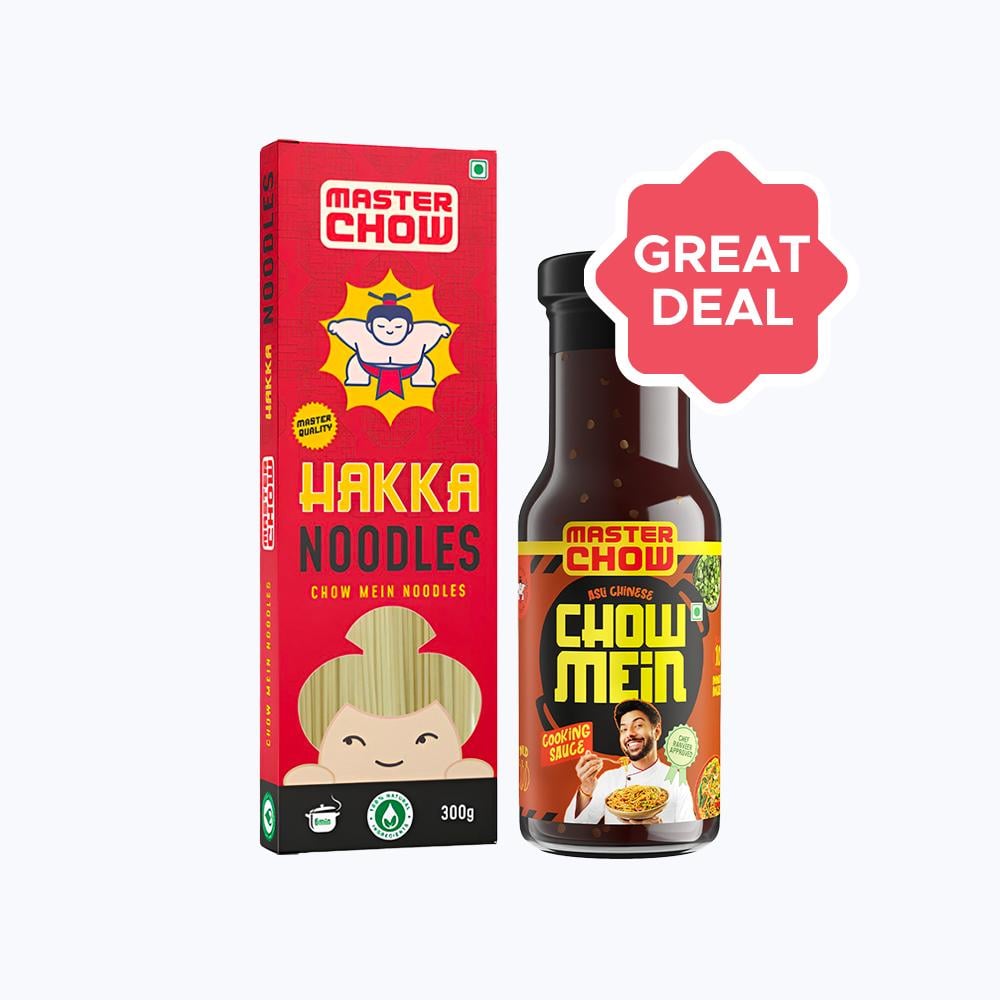 Chowmein Sauce +  Chinese Hakka Noodles Combo
