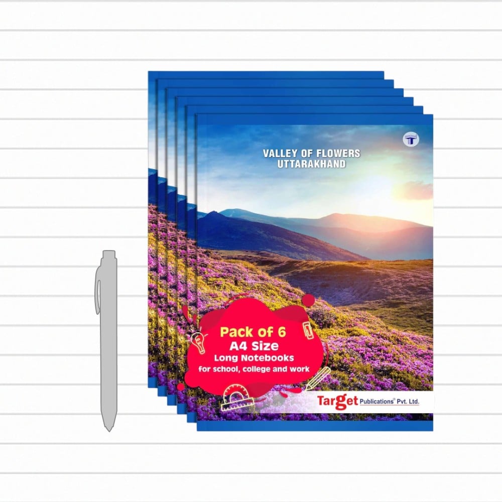 Target Publications Single Line Long Notebook (A4) Price - Buy Online ...