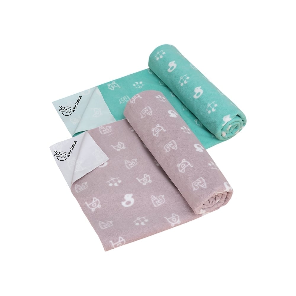 R for Rabbit Baby Quick Dry Sheet (Green, Grey) Price - Buy Online at ...