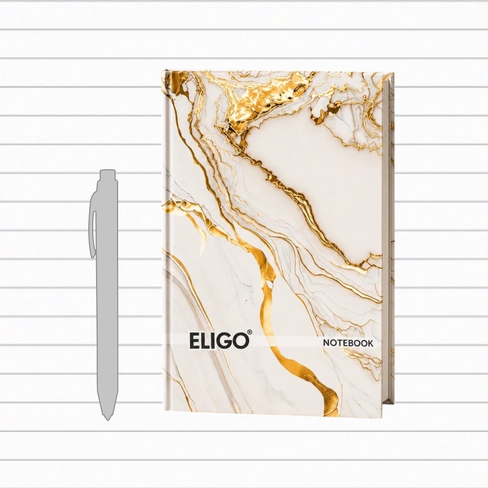 Saya Eligo Marble Single Line Notebook (A5, White) Price - Buy Online ...
