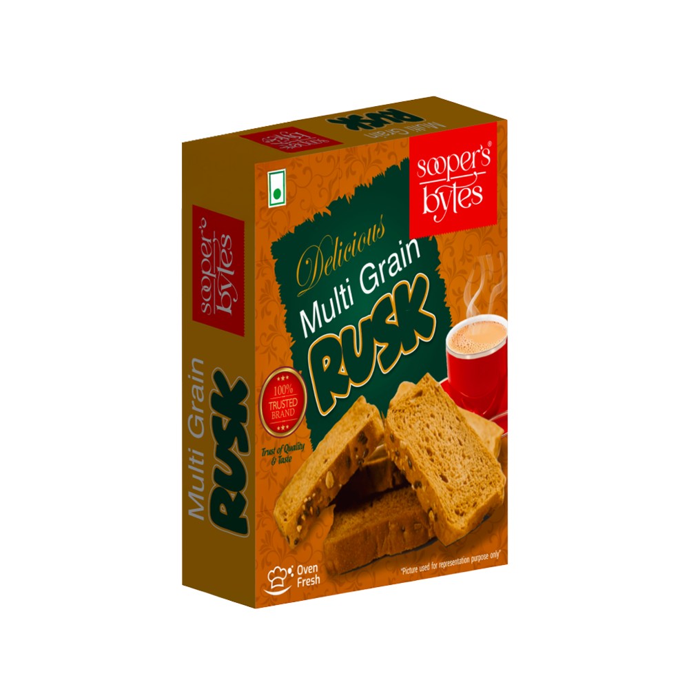 Multigrain Rusk Sooper's Bytes Multigrain Rusk Price - Buy Online at Best Price in India