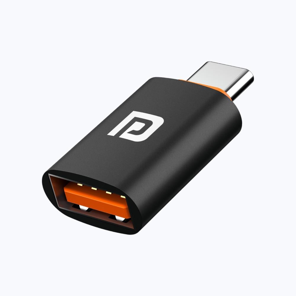 Type C Male to USB 3.0 Female OTG Converter (Black, Orange)