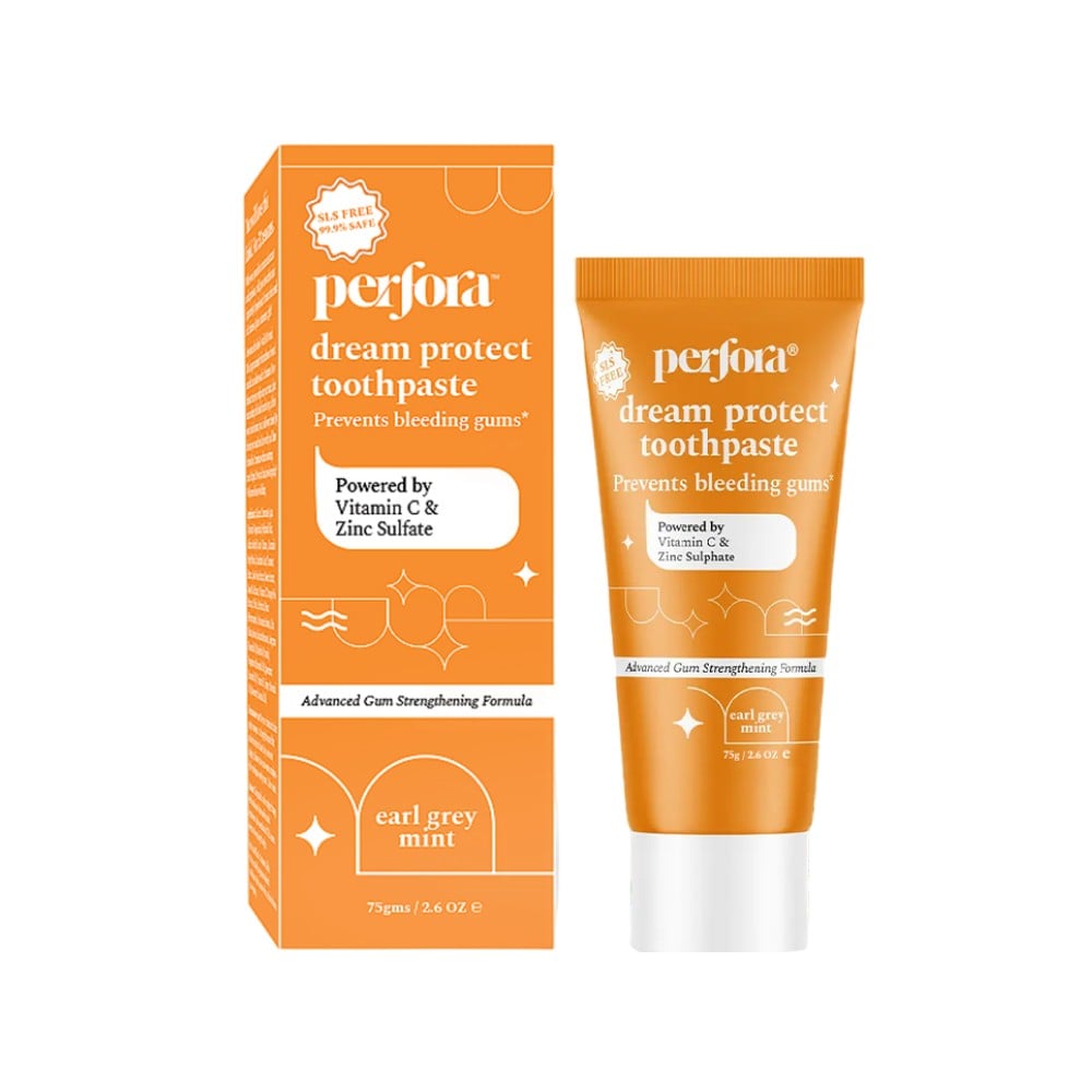 Grey Toothpaste Perfora Dream Protect Gum Strengthening Toothpaste - Earl Grey Mint ...