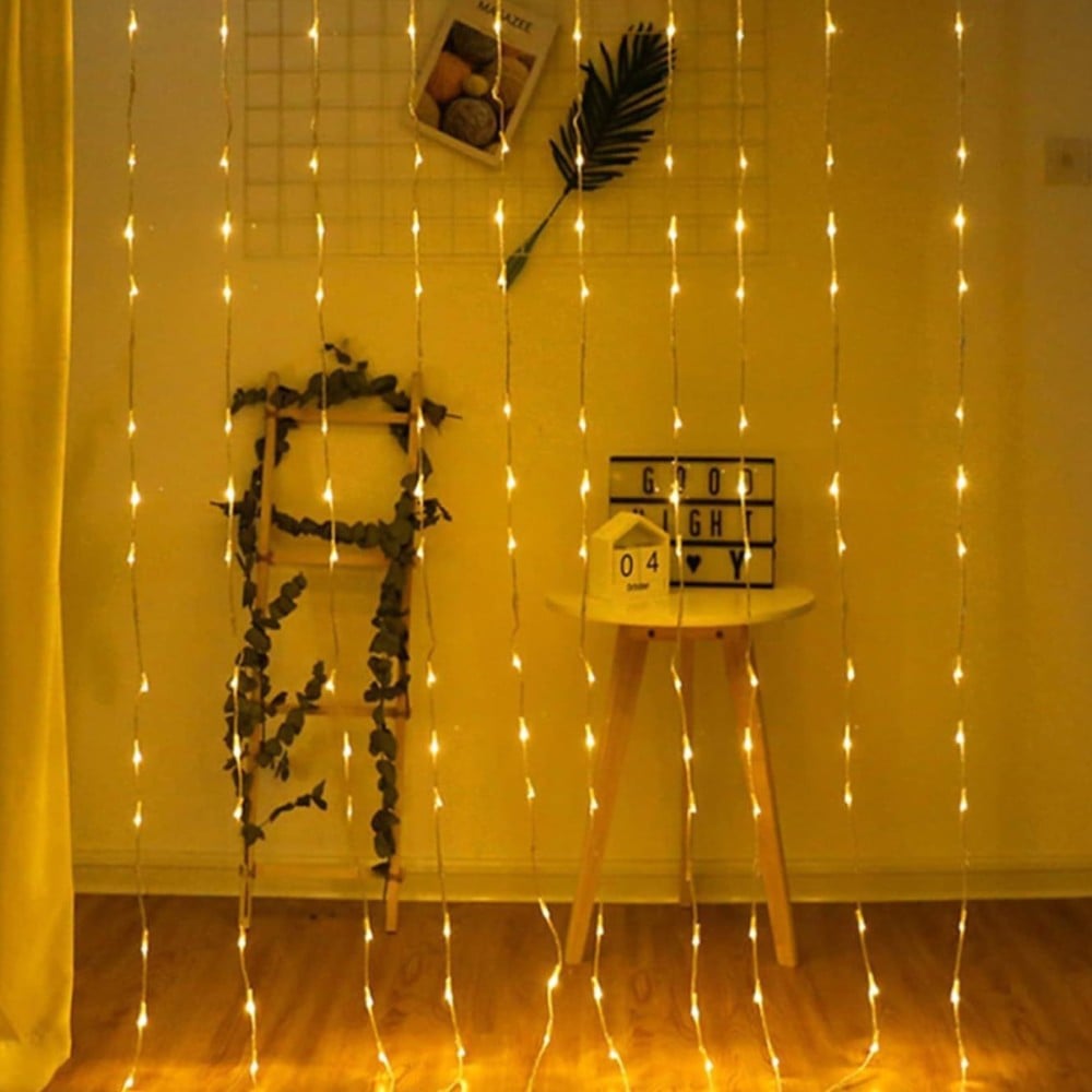 Warm White 2 x 3 m Curtain String Lights by Parax Price - Buy Online at ...