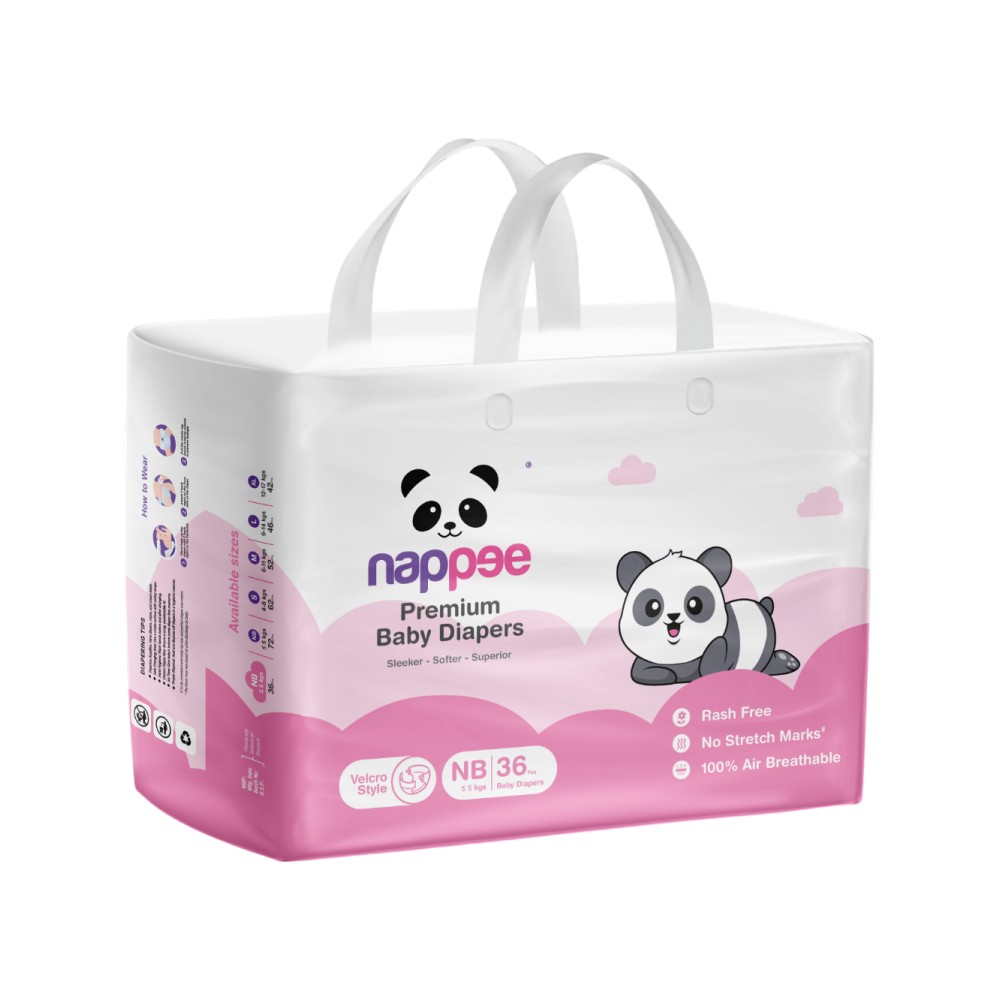 Nappee Velcro Style Baby Diaper Price - Buy Online at Best Price in India