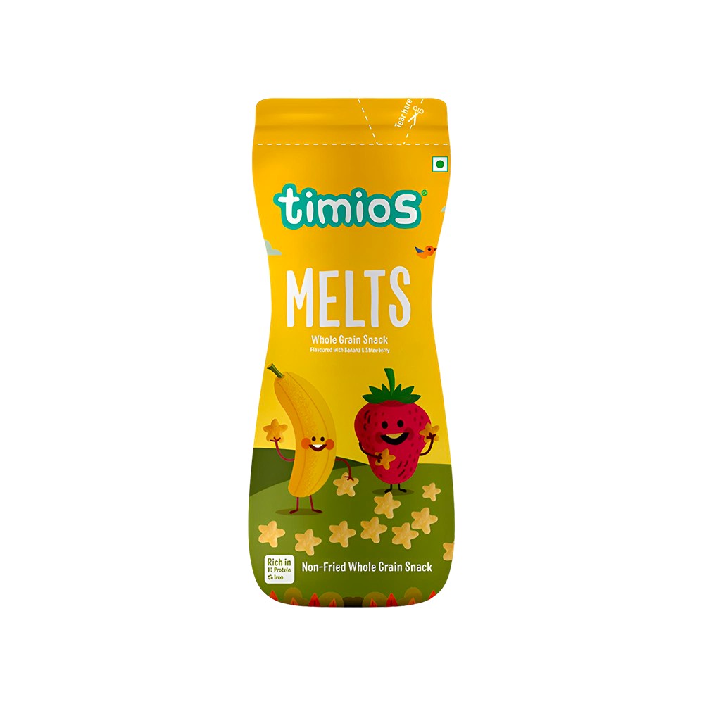 Timios Melts Banana Strawberry Wholegrain Baby Snacks Price - Buy ...