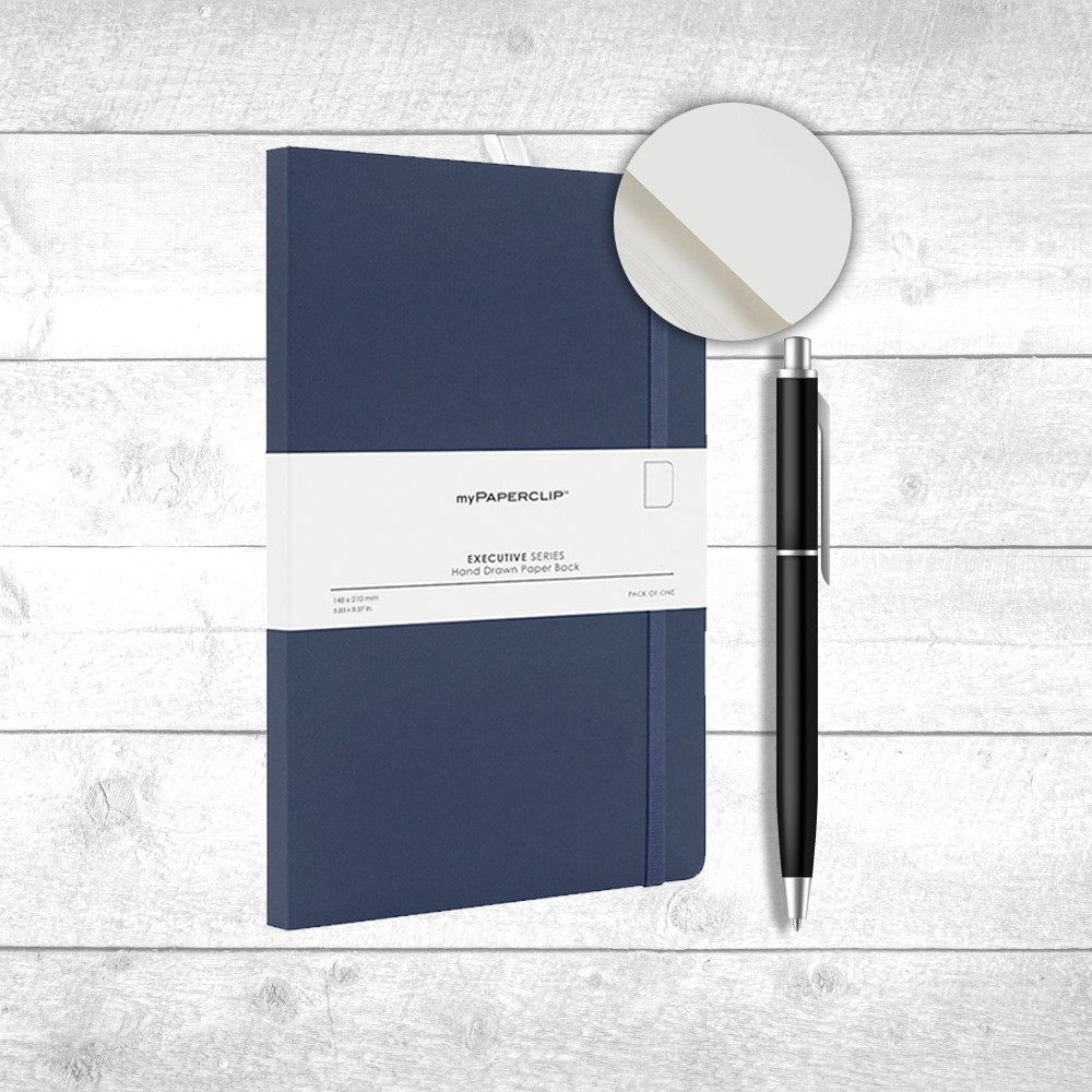 myPAPERCLIP Unruled Diary (A5, 240 Pages, Blue) Price - Buy Online at ...