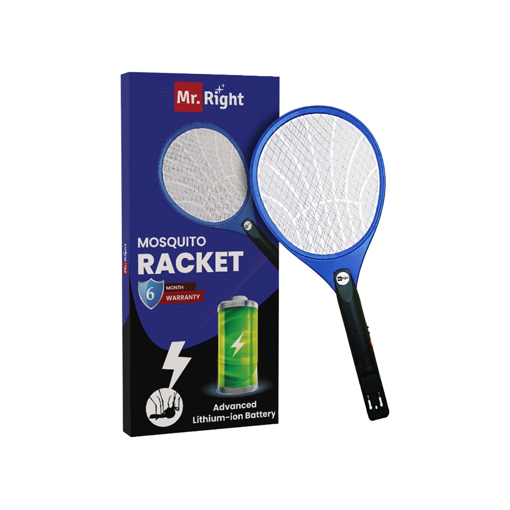 Mr. Right Rechargeable Anti Mosquito Racquet (Blue) Price - Buy Online ...