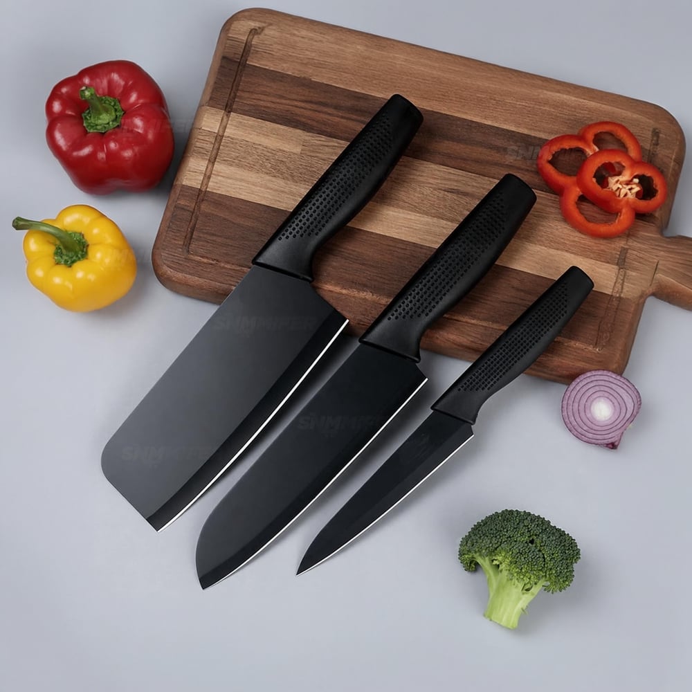 Kitcheb Chef Isabella Chef Kitchen Knife Set (Stainless Steel) Price - Buy Online at ...
