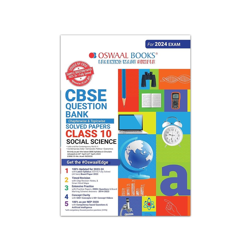 CBSE Chapterwise & Topicwise Question Bank Class 10 Social Science 2024 ...