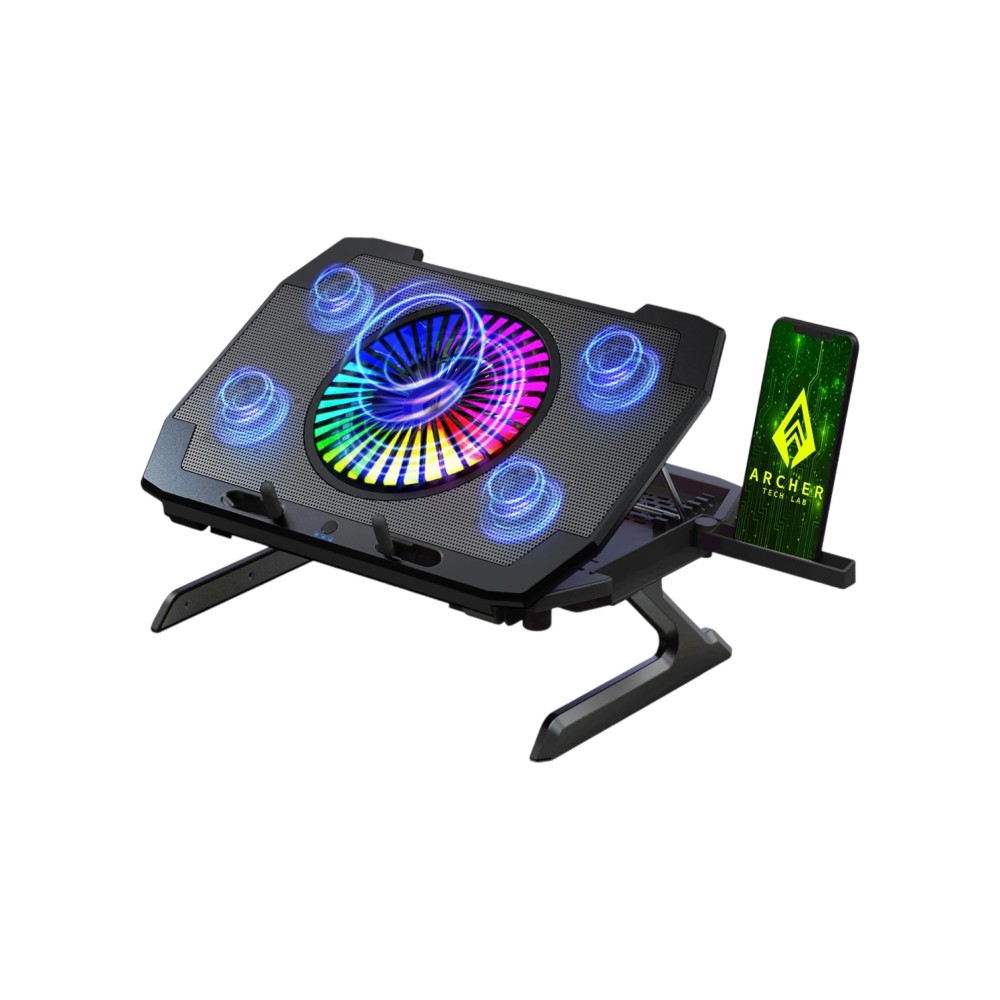 Archer Tech Lab Squall 300 RGB Gaming Laptop Stand Cooling Pad Price ...