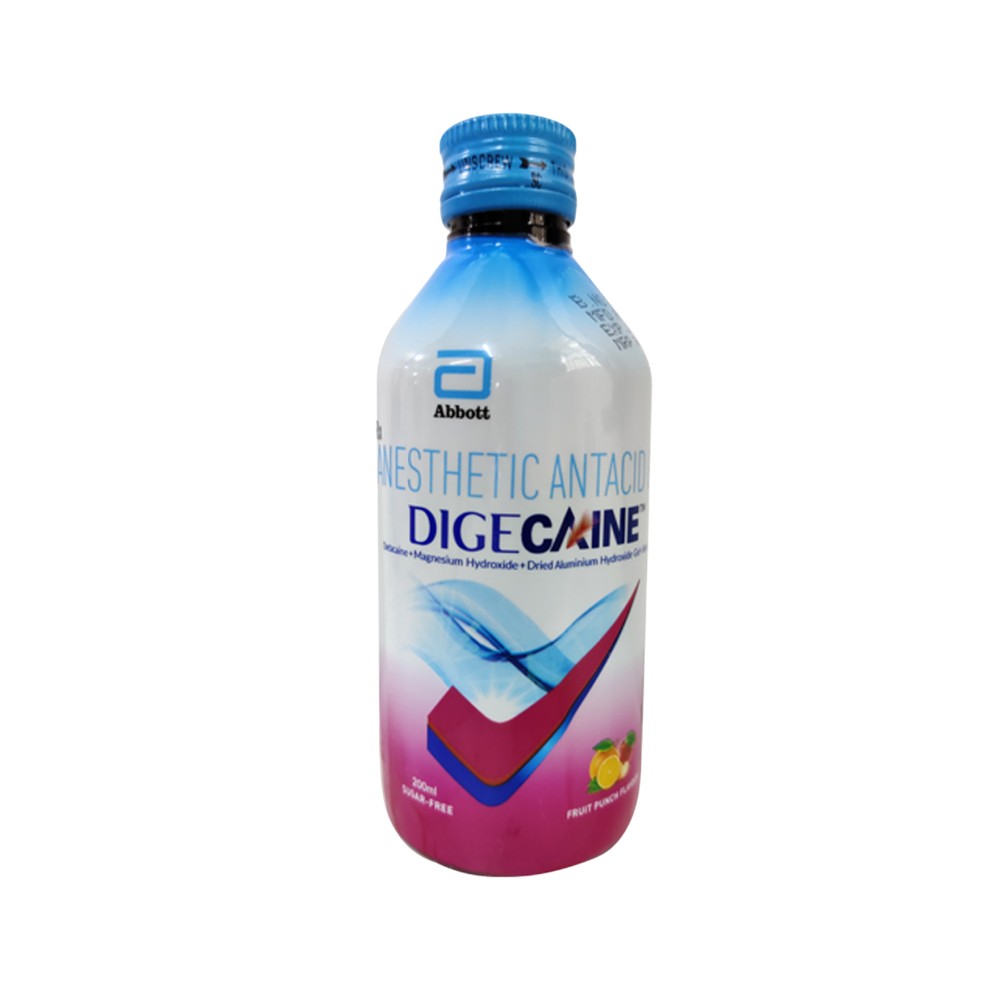 Digecain Digecaine Fruit Punch Flavour Sugar Free Bottle of 200 ml Gel Price ...