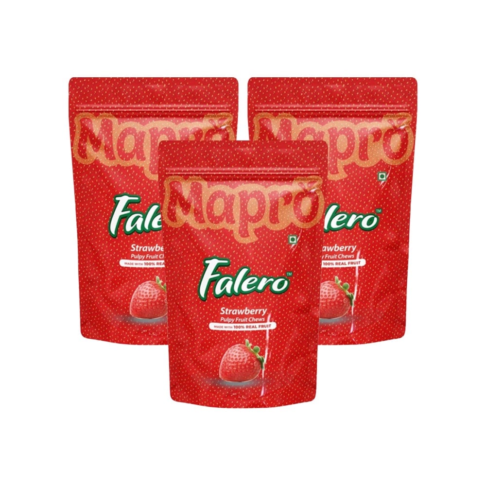 Mapro Falero Strawberry Fruit Chews Candy - Pack of 3 Price - Buy ...