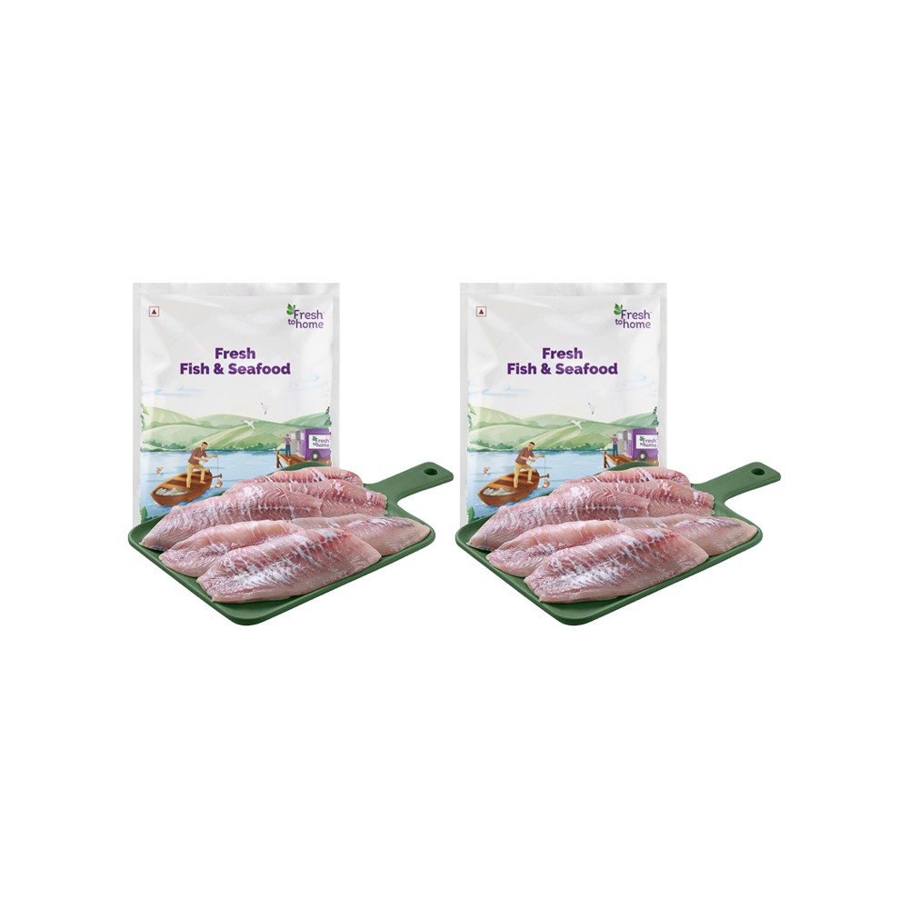 FreshToHome Tilapia - Boneless Fillet (Jalebi Fish Large) - Pack of 2 ...