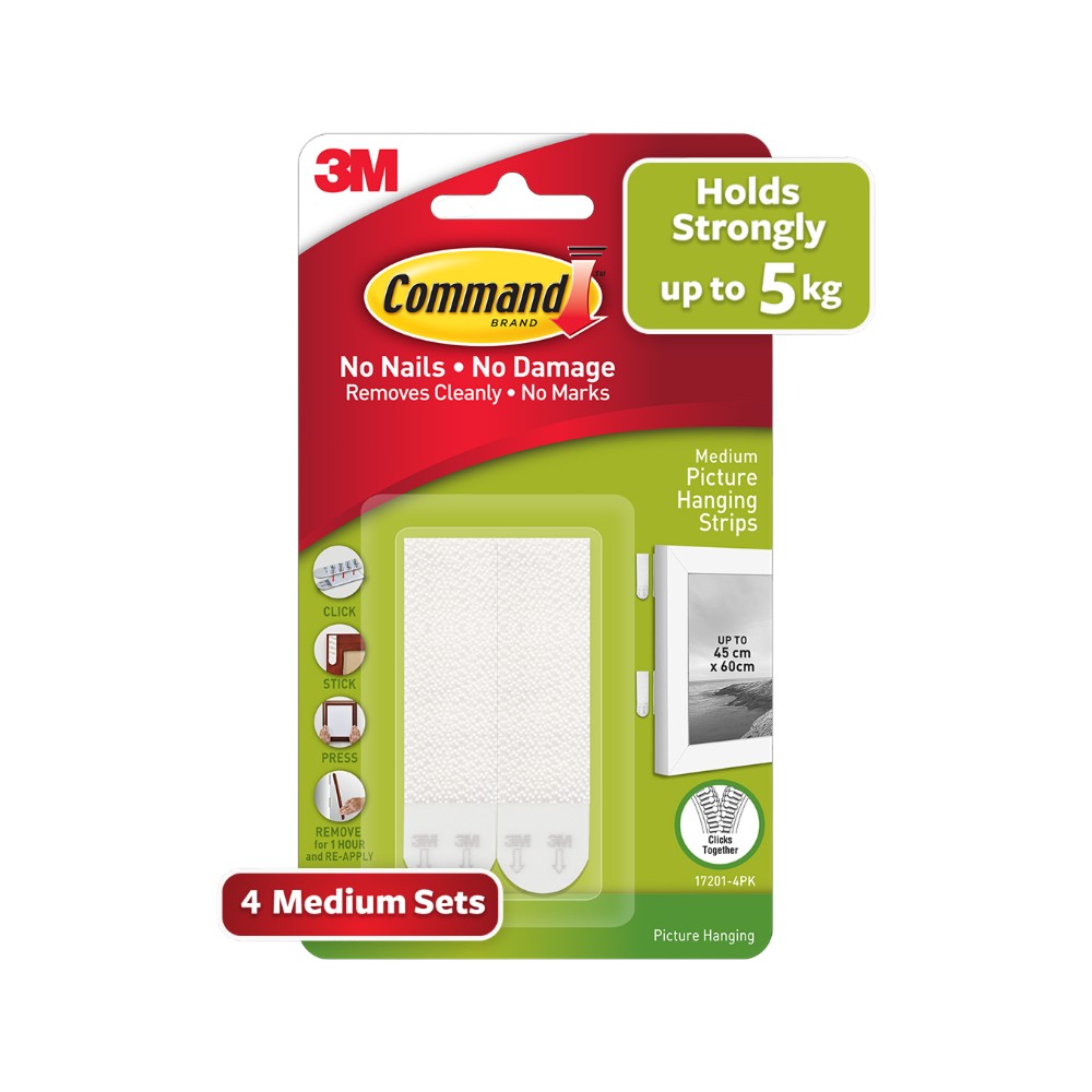Command Reusable Strips Command Medium Picture Hanging Strip (Reusable) Price - Buy Online at ...