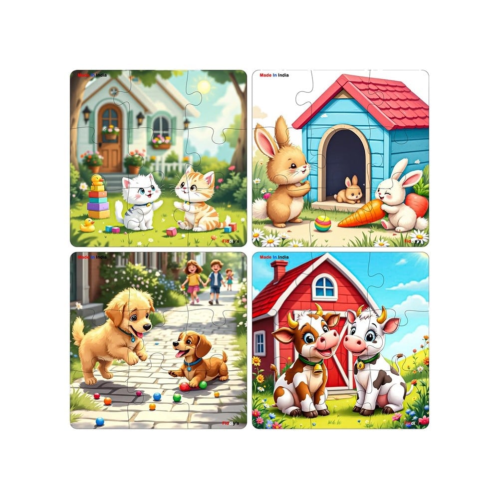 Fiddlys Jigsaw Puzzle Game for Kids Price - Buy Online at Best Price in ...
