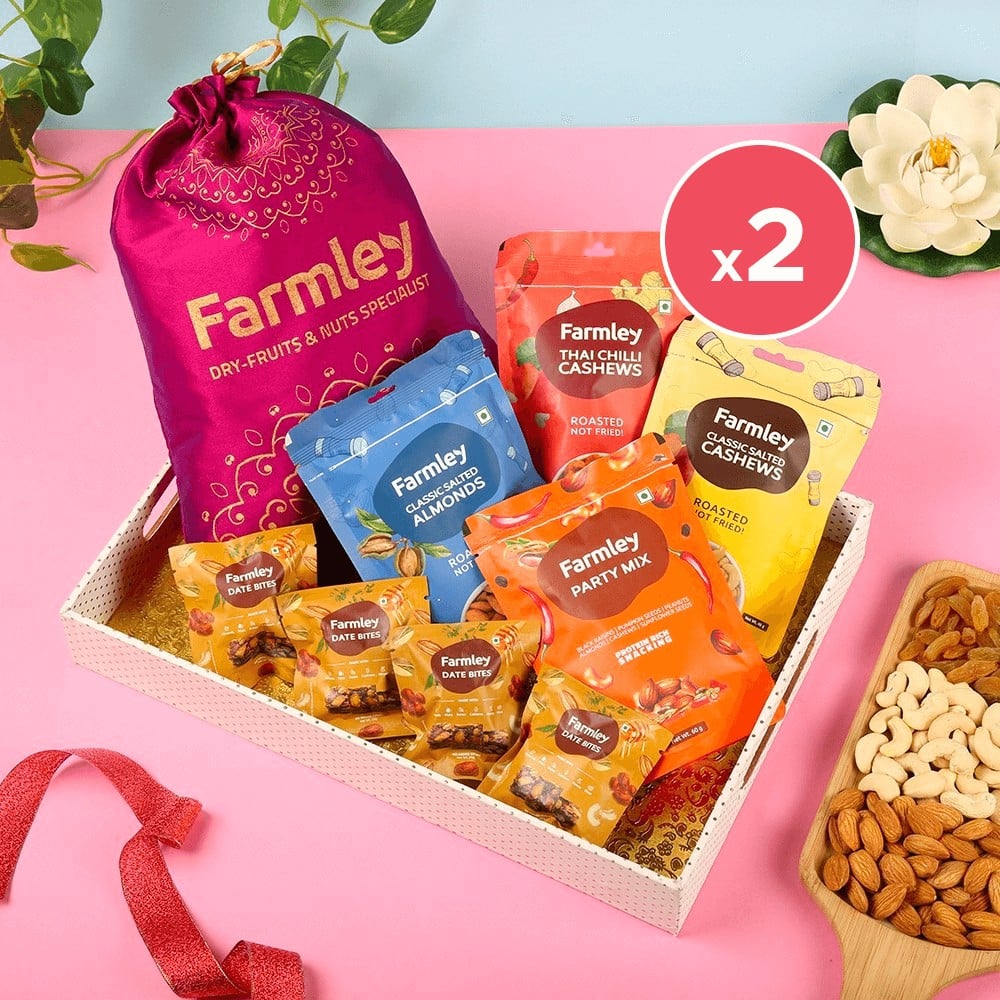 Farmley Mix Dry Fruit Potli - Pack of 2 Price - Buy Online at Best ...