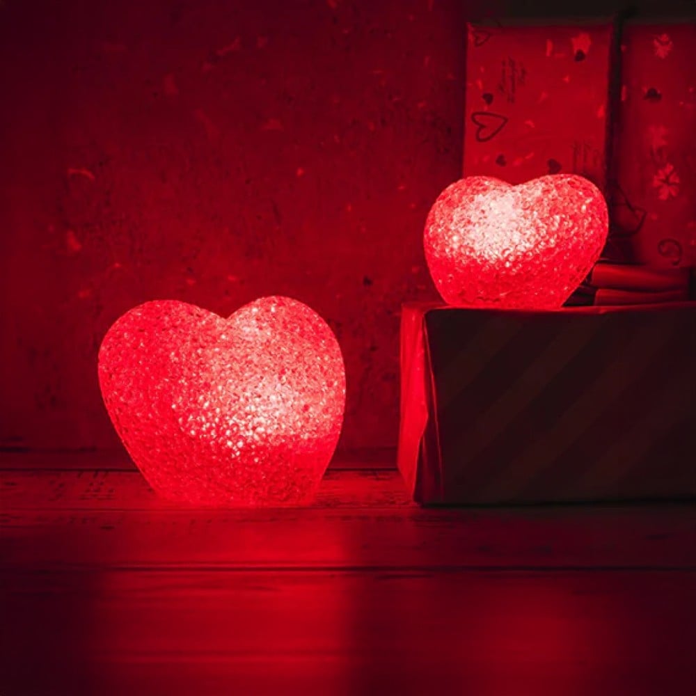 Red Heart Table Elegant Decorative Lamp (Red) - HashWOW Price - Buy ...