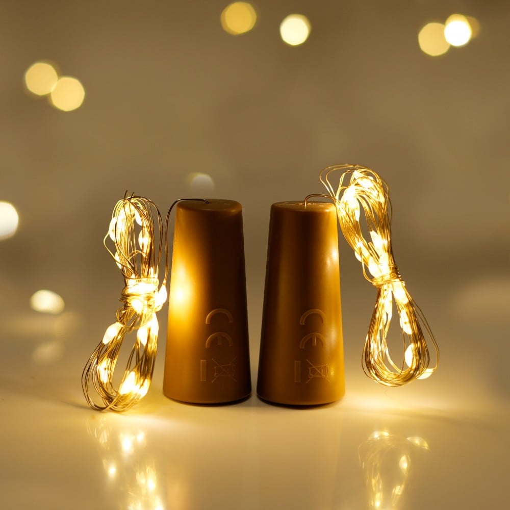 Warm White 1 m Cork String Light by Parax Price - Buy Online at ₹91 in ...