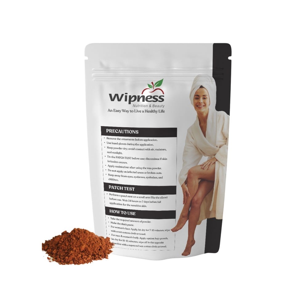 Wipness Chocolate Facial Wax Powder (Powder) Price - Buy Online at ₹299 ...