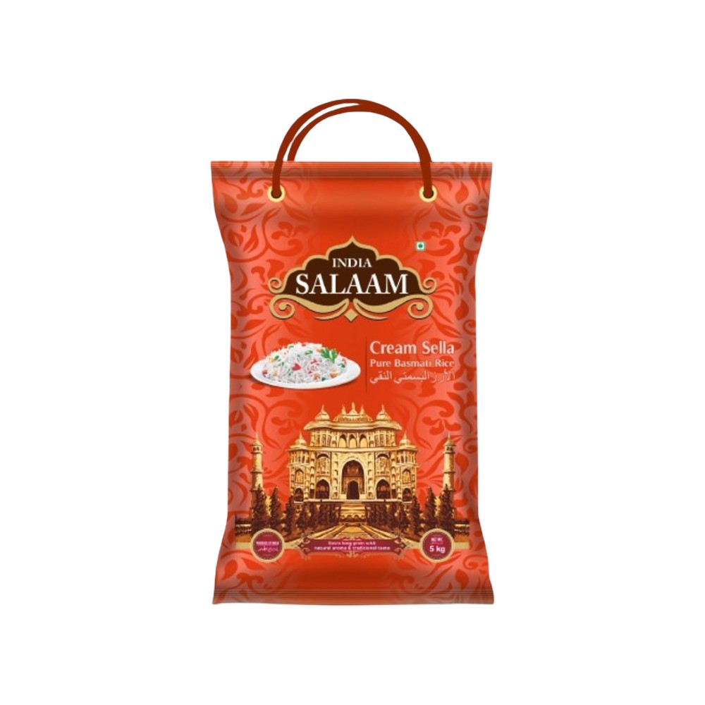 Selam Rice India Salaam Cream Sella Pure Basmati Rice (Extra Long Grain) Price ...