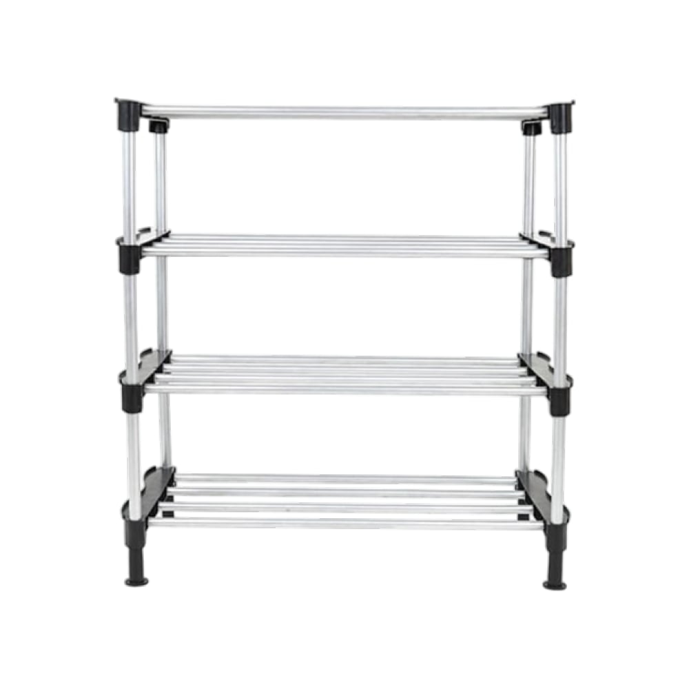 ADA Iron Modern Shoe Rack (Silver & Black) Price - Buy Online at Best ...