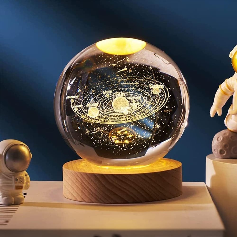 3D Moon Crystal Ball 2 W Decorative Lamp - Beloxy Price - Buy Online at ...