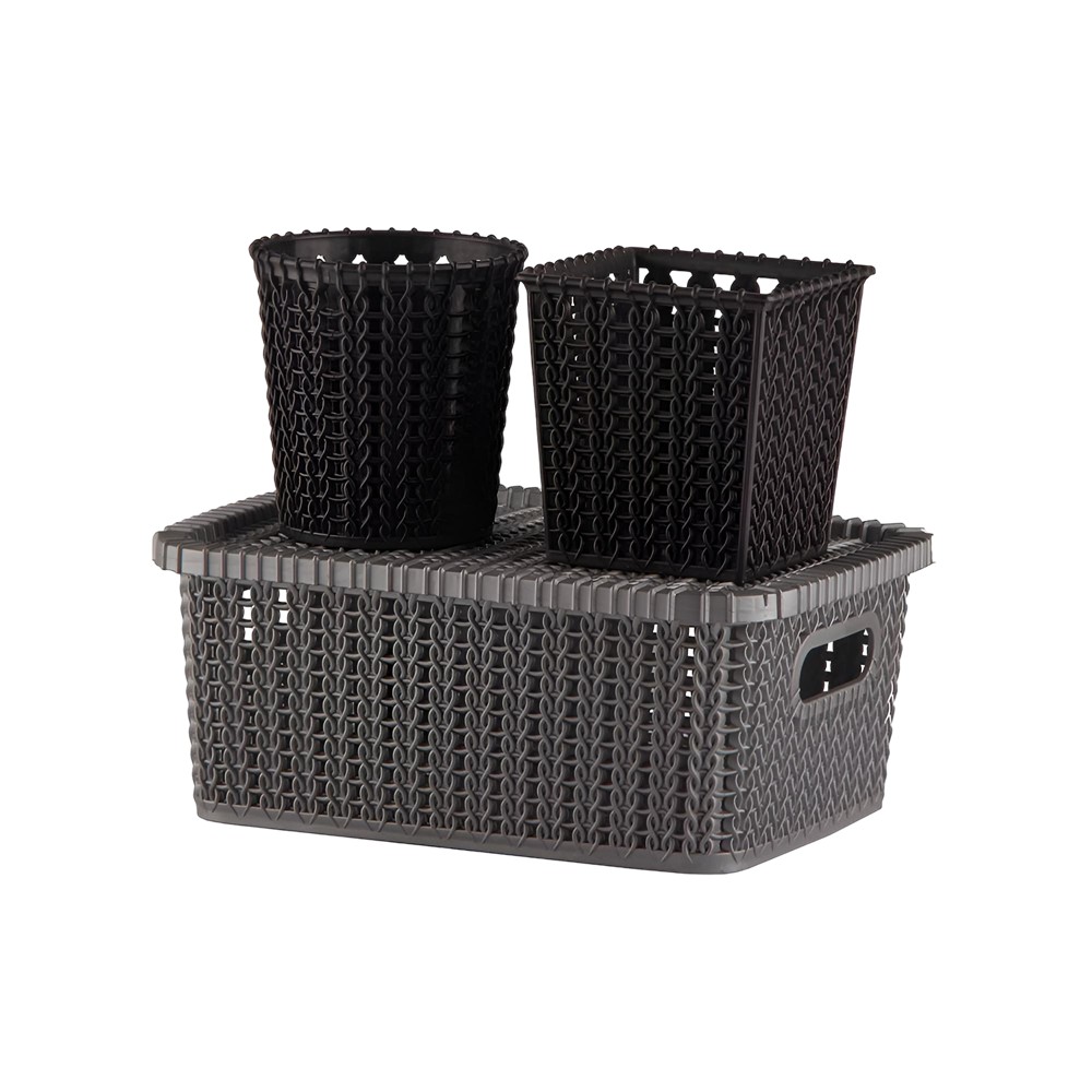 Polyset Plastic Marvel Plain Rectangular Multi Utility Basket Price ...