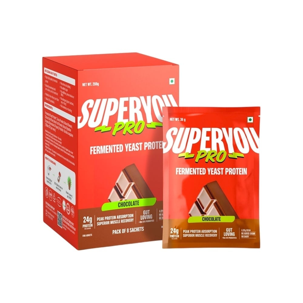 Pro Yast SuperYou Pro Fermented Yeast Protein - Pack of 8 (Chocolate) Price ...