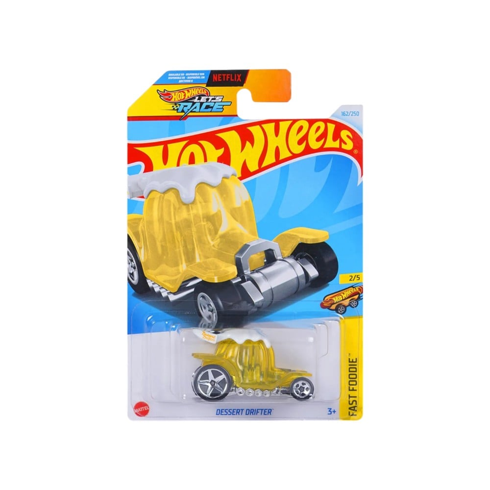 Hot Wheels Einzelauto 'Dessert Drifter' HTB47 – Spielzeugauto Im Retro-Design, 1:64