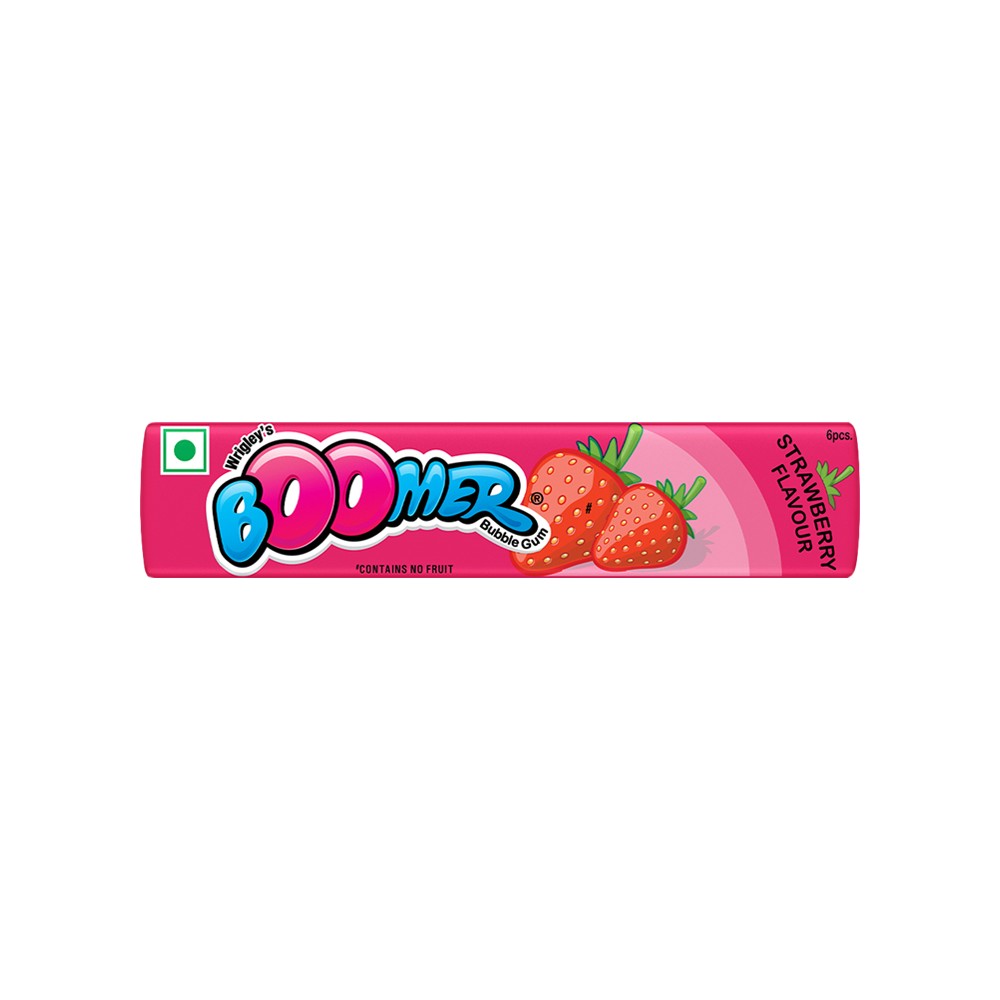 Wrigley's Hubba Bubba Boomer Strawberry Chewing Gum Price - Buy