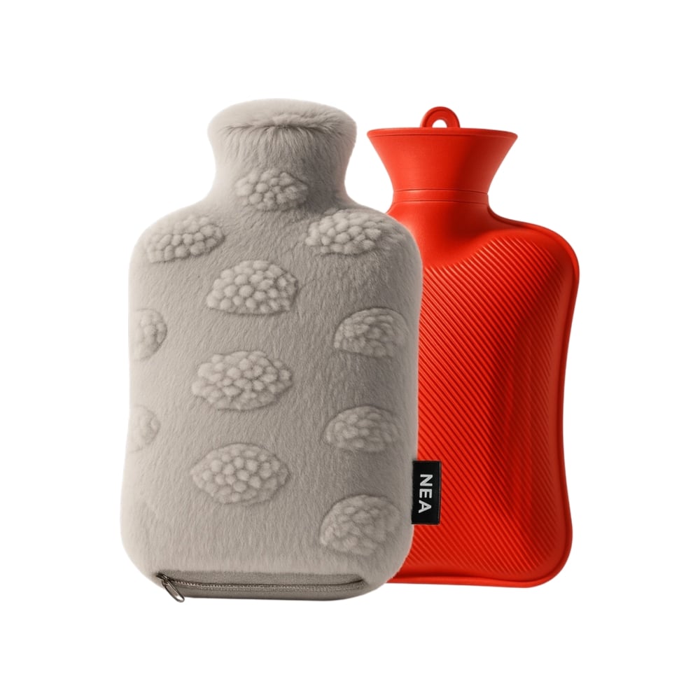 NEA Rubber Hot Water Bag with Soft Cover (Grey) Price - Buy Online at ...