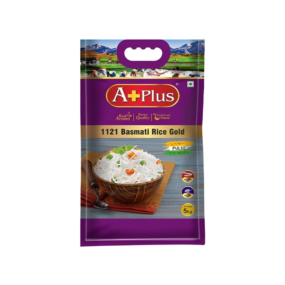 Aplus Gold Basmati Rice (Extra Long Grain) Price - Buy Online at Best ...