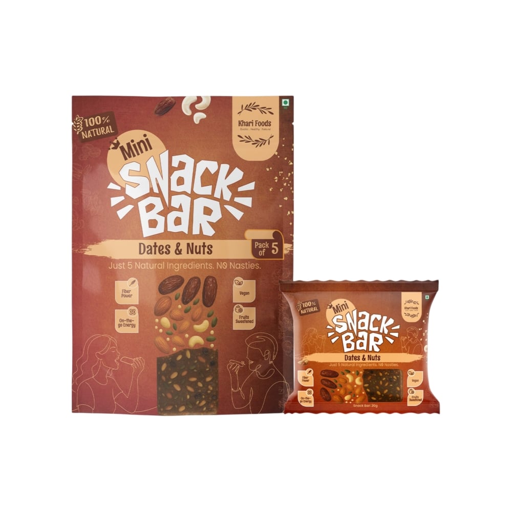 Khari Foods Dates & Nuts Dry Fruit Snack Bar Price - Buy Online at Best ...