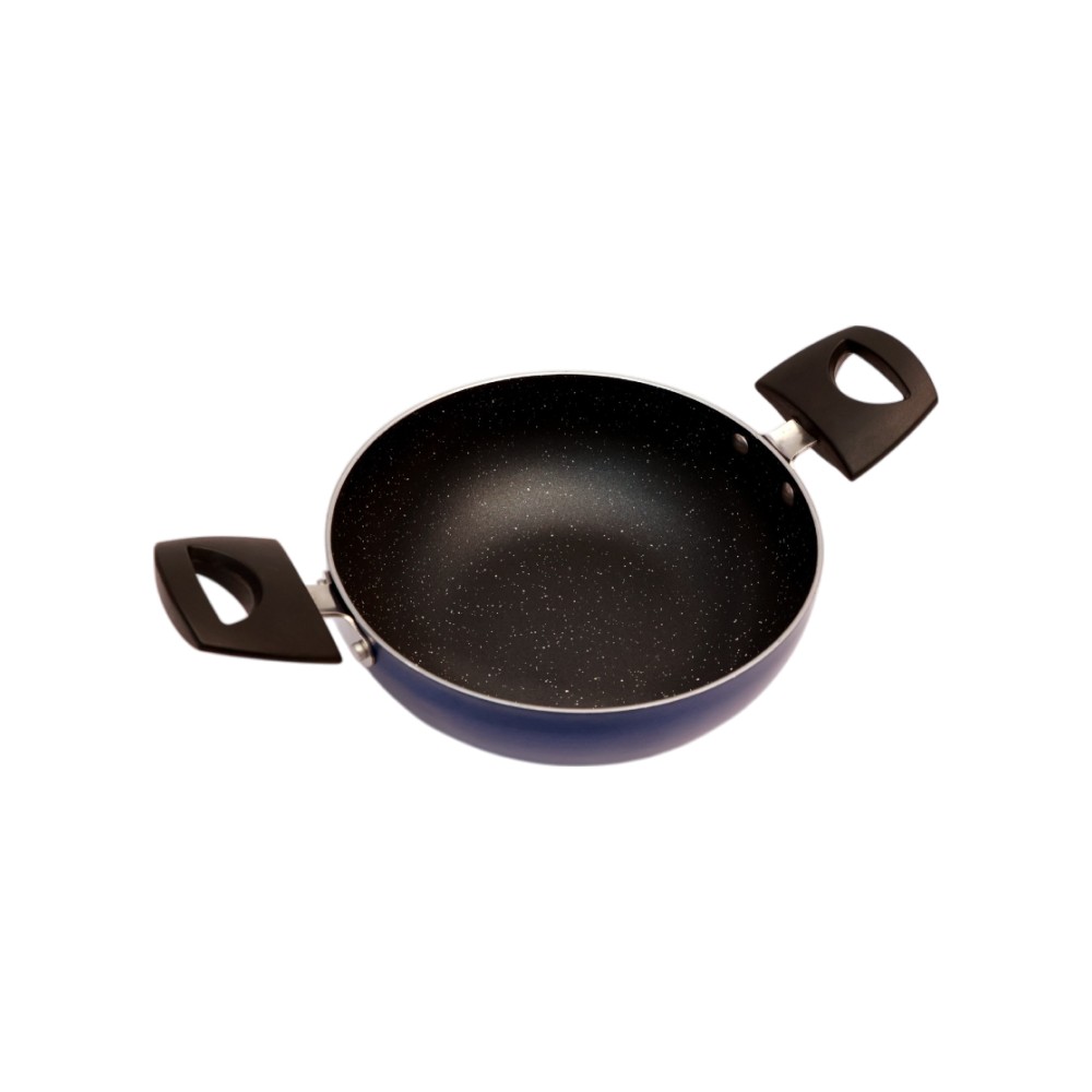 Bombay Kookware Kadai (Aluminium, 2 ltrs, Blue)